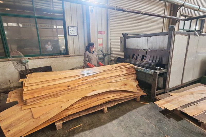 Laminated wood