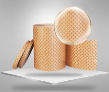 Diamond dotted paper features and production process